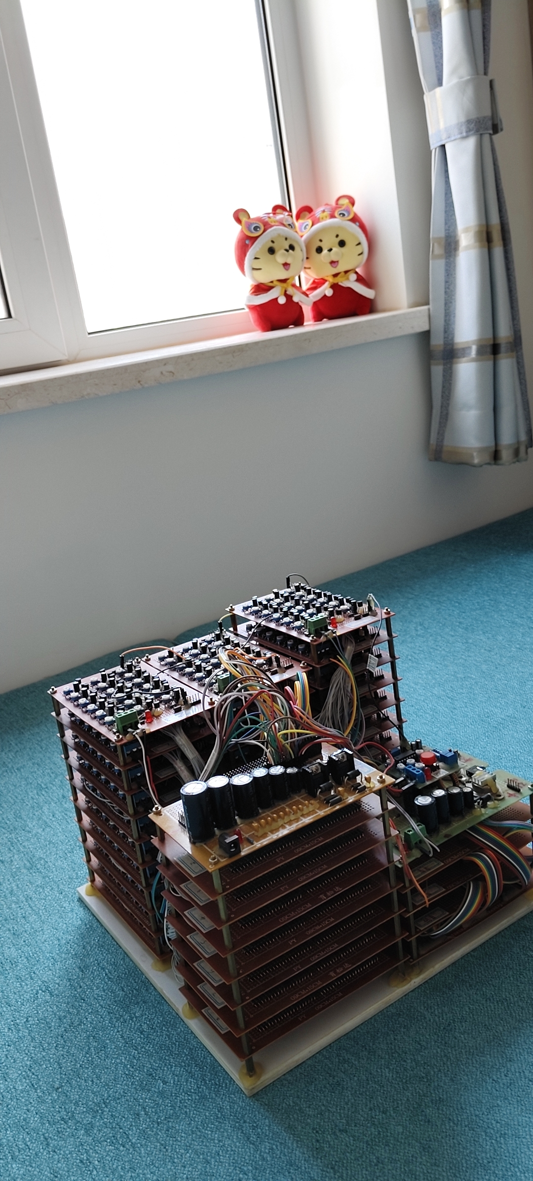 Music box wiring and component layout