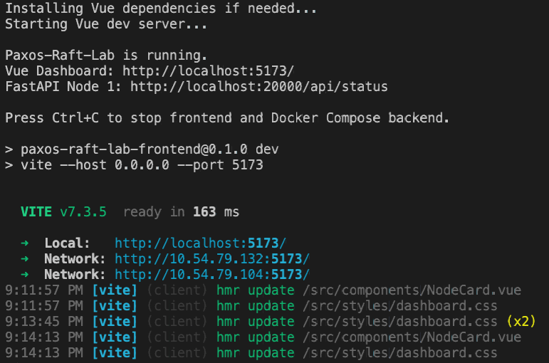 Vue Log