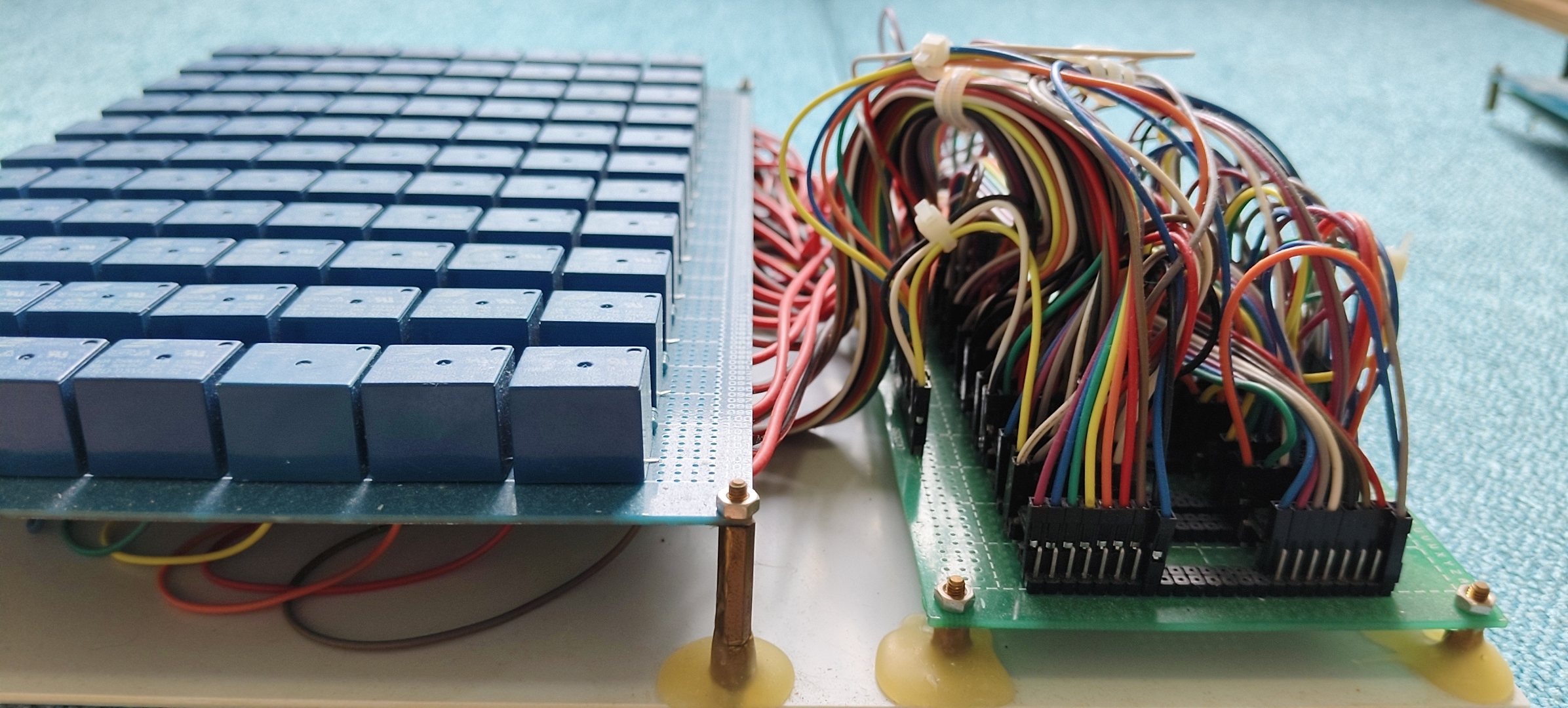 Connector board and bundled control wiring