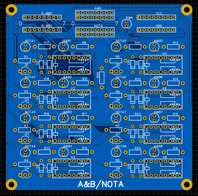 A&B / NOTA relay logic board